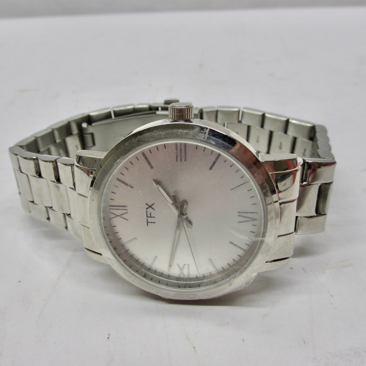 NEW BULOVA TFX MENS SILVER STAINLESS STEEL, LUMINOUS HANDS, DRESS WATCH 36A104