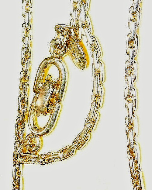 Vintage Roget GoldTone Long Rope Chain Necklace-Very Versatile & Pretty Bracelet