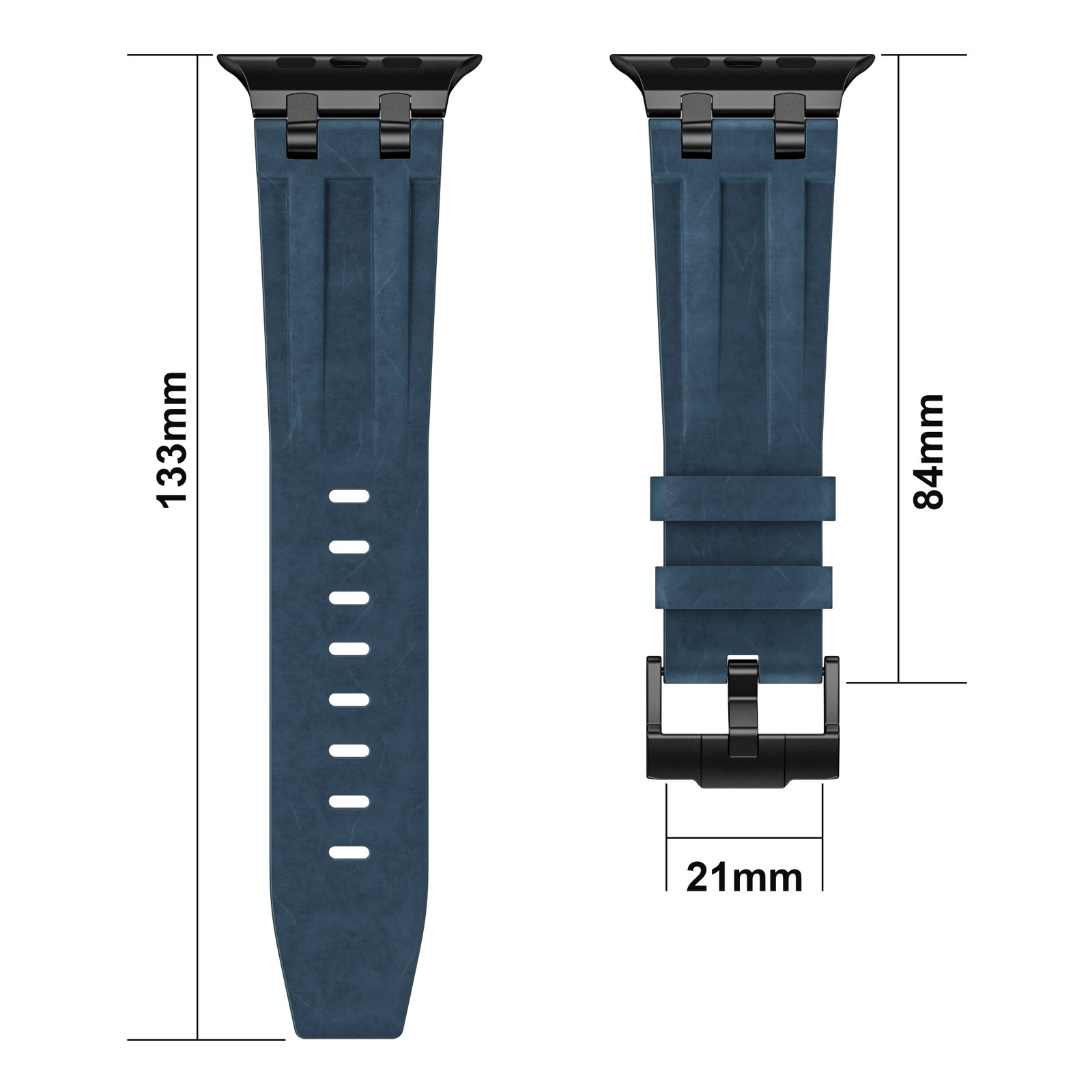 Leather Band for Apple Watch Ultra 49mm 46mm 45mm 44mm 42mm Replacement Strap