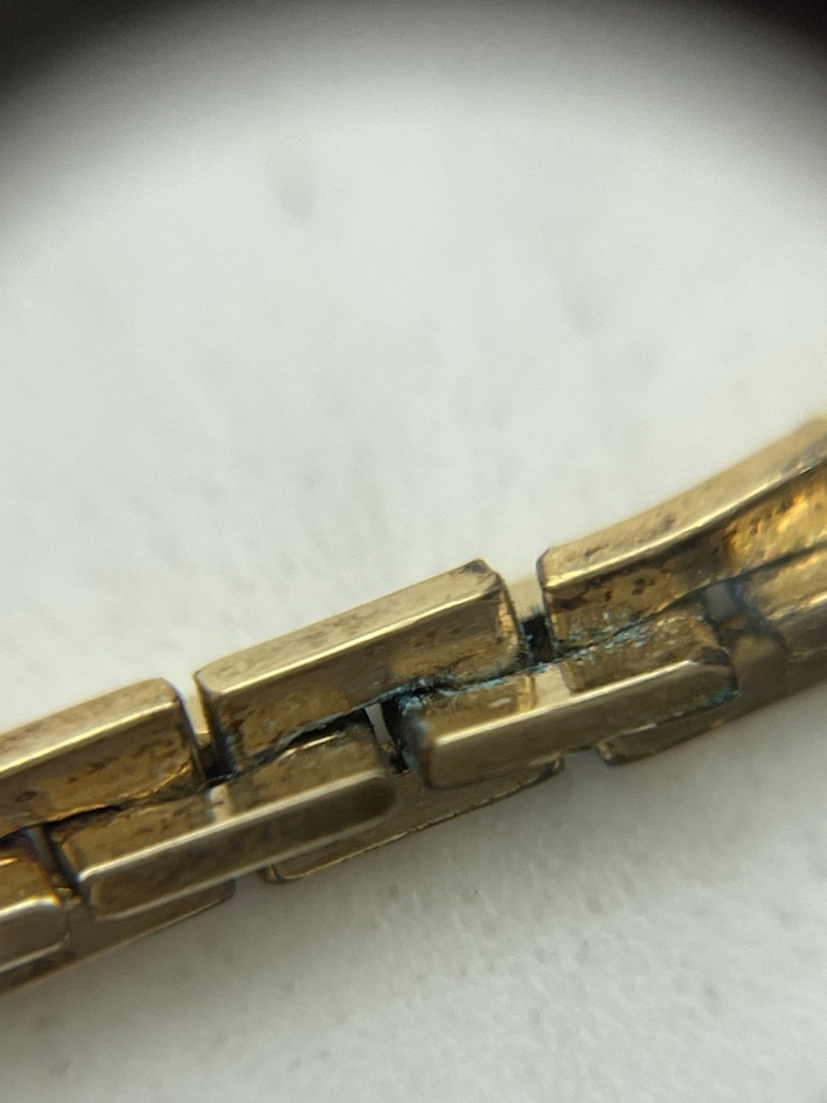 12k gold filled Boston rectangle link watch chain necklace Albert dog clip