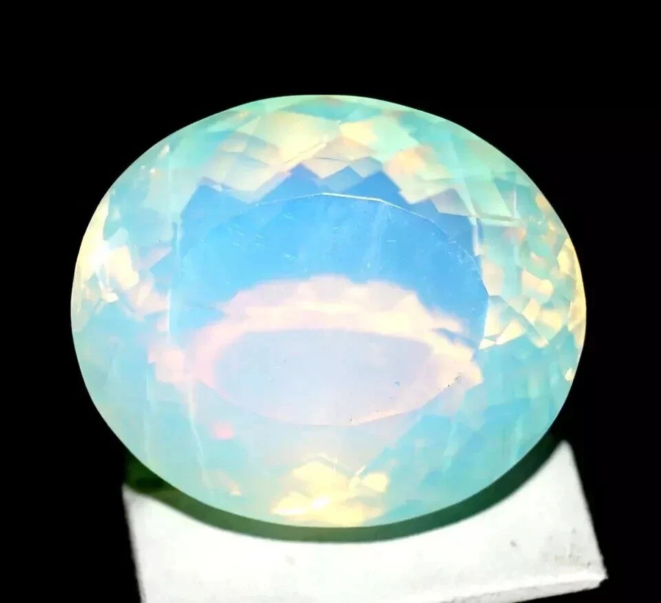 Rare Natural Fire Opal 120 Ct CERTIFIED Oval Cut Loose Collector Gemstone