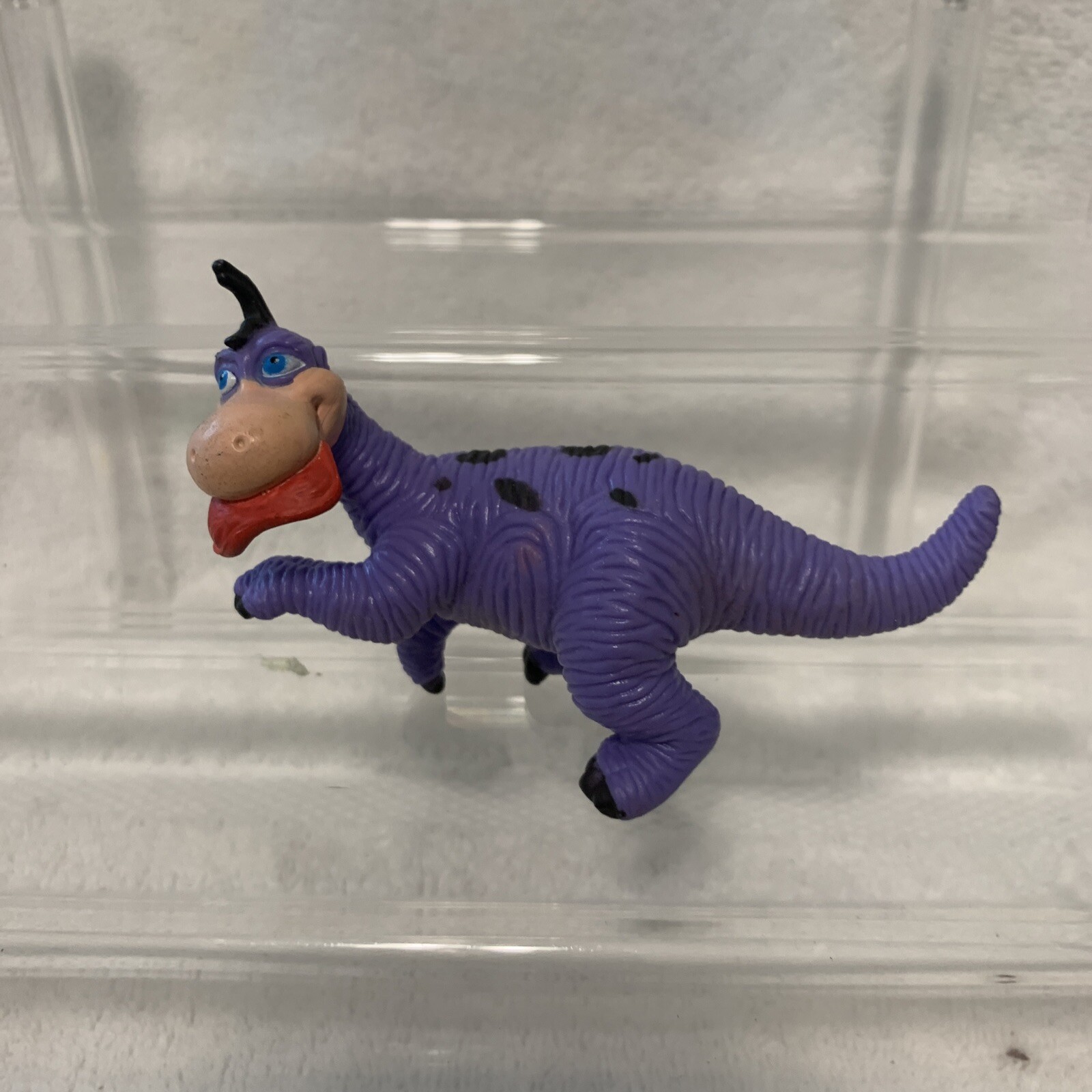 Amblin dino dog dinosaur Flintstone frisbee PVC vintage toy figurine. B4