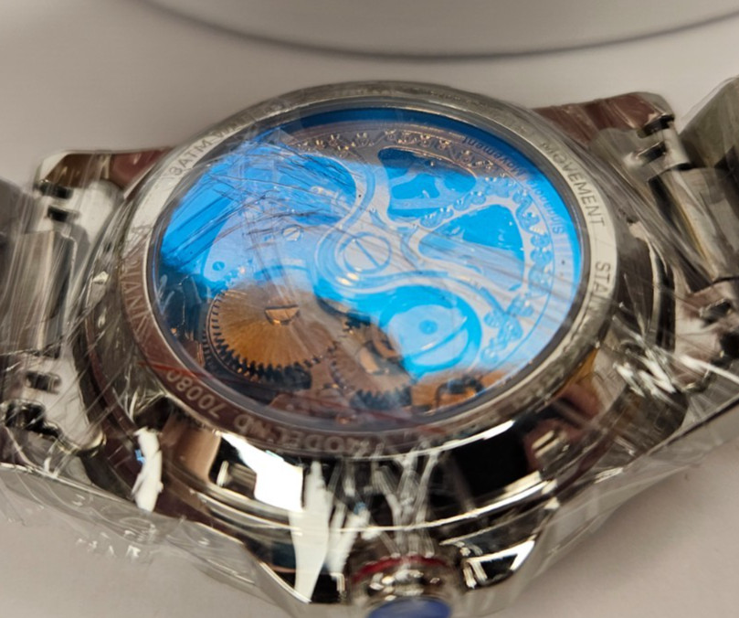 Invicta Racing Interpoint Men’s Automatic Watch 43.5mm, Steel/Steel (70080)