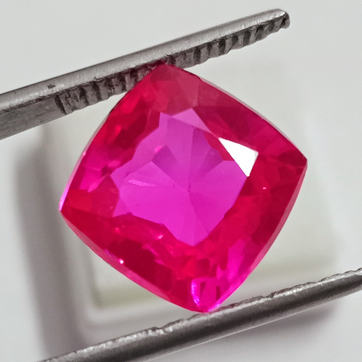 Pink Ruby Cushion Cut 10-12 Ct Mozambique Natural Loose Gemstone EGL Certified