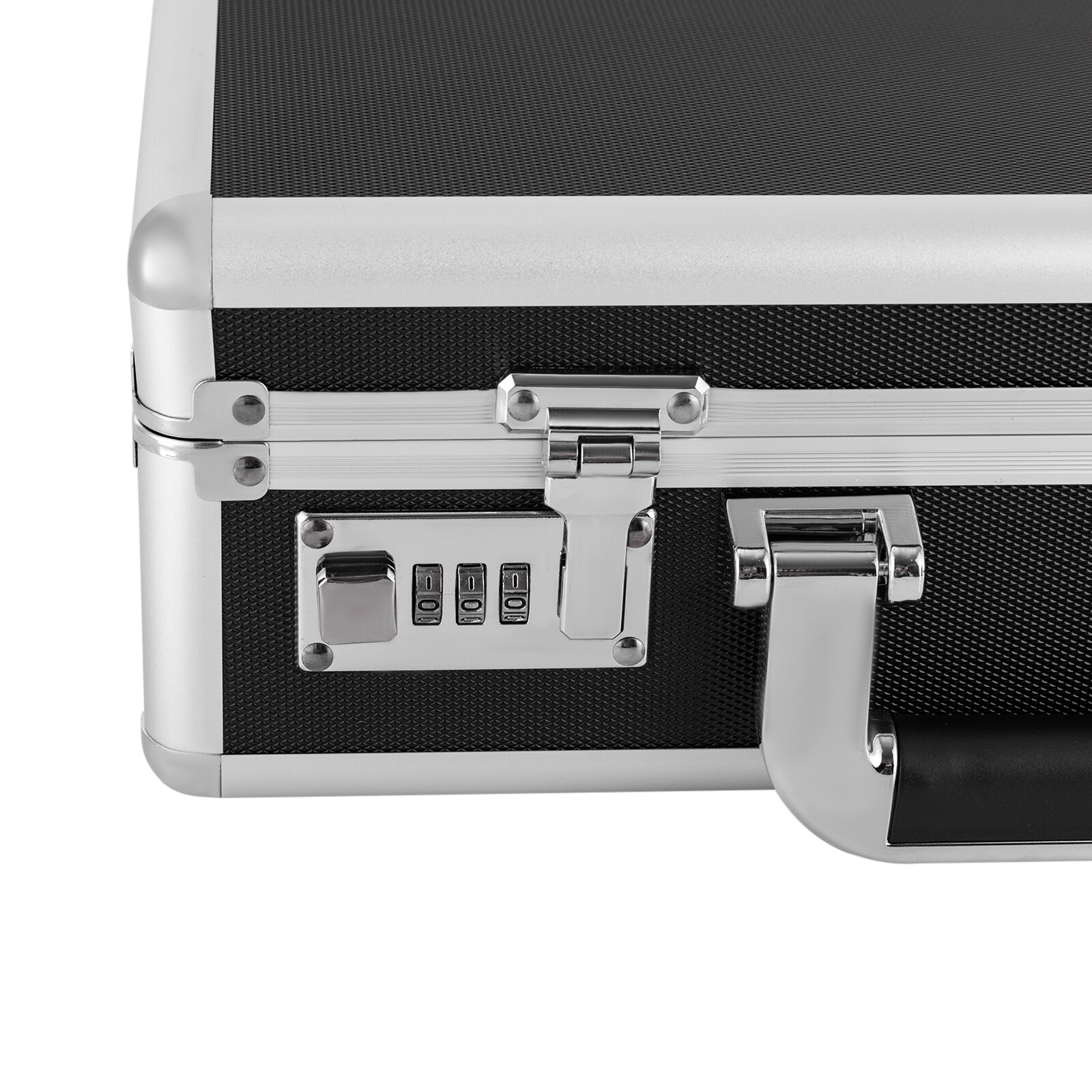 18 Slots Locking Display Storage Watch Box Briefcase Watches Collectors Black