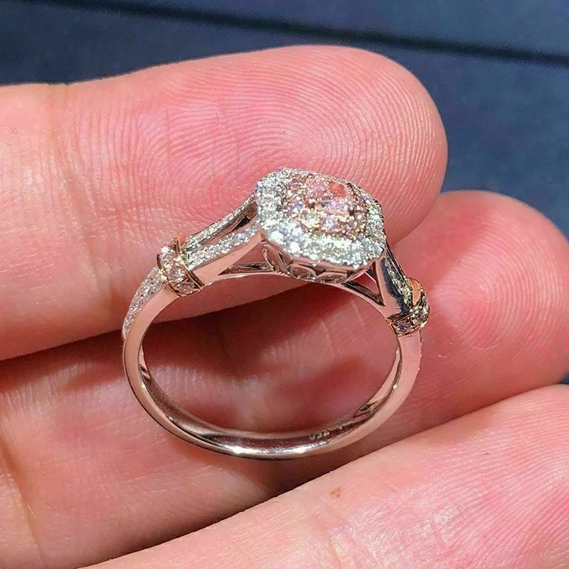 2.30Ct Lab-Created Sapphire Precious Halo Engagement Ring 14K White Gold Over