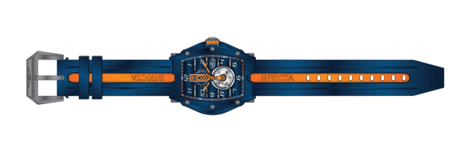 Invicta S1 Rally Diablo Racing RPM Men’s 50mm Blue & Orange Quartz Watch 47388