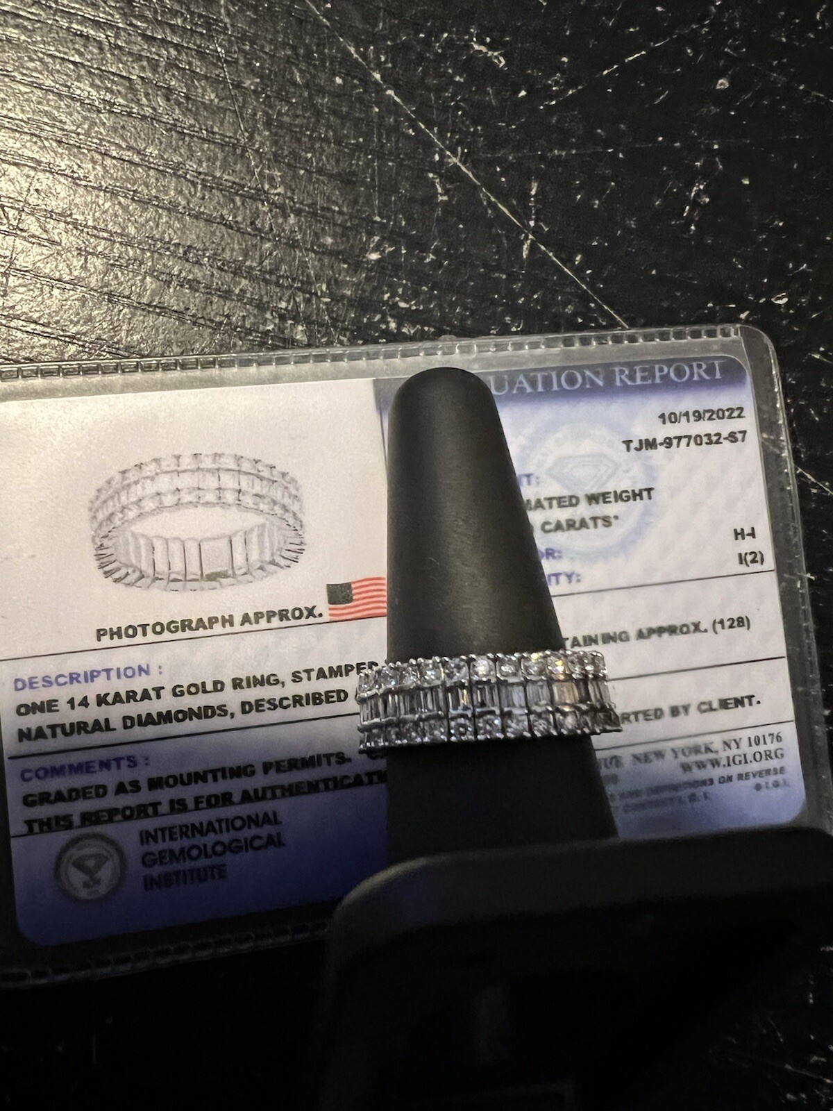 Approx.2.00 Carat Natural Diamond Stretchable Eternity Band Ring 14K White Gold