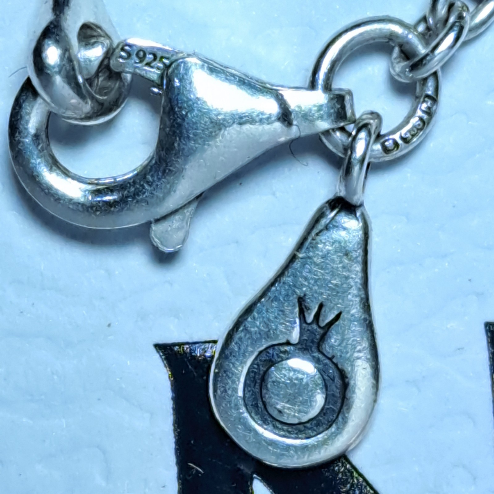 Pandora moments small O Pendant with 60cm Chain – 925 Silver New unused