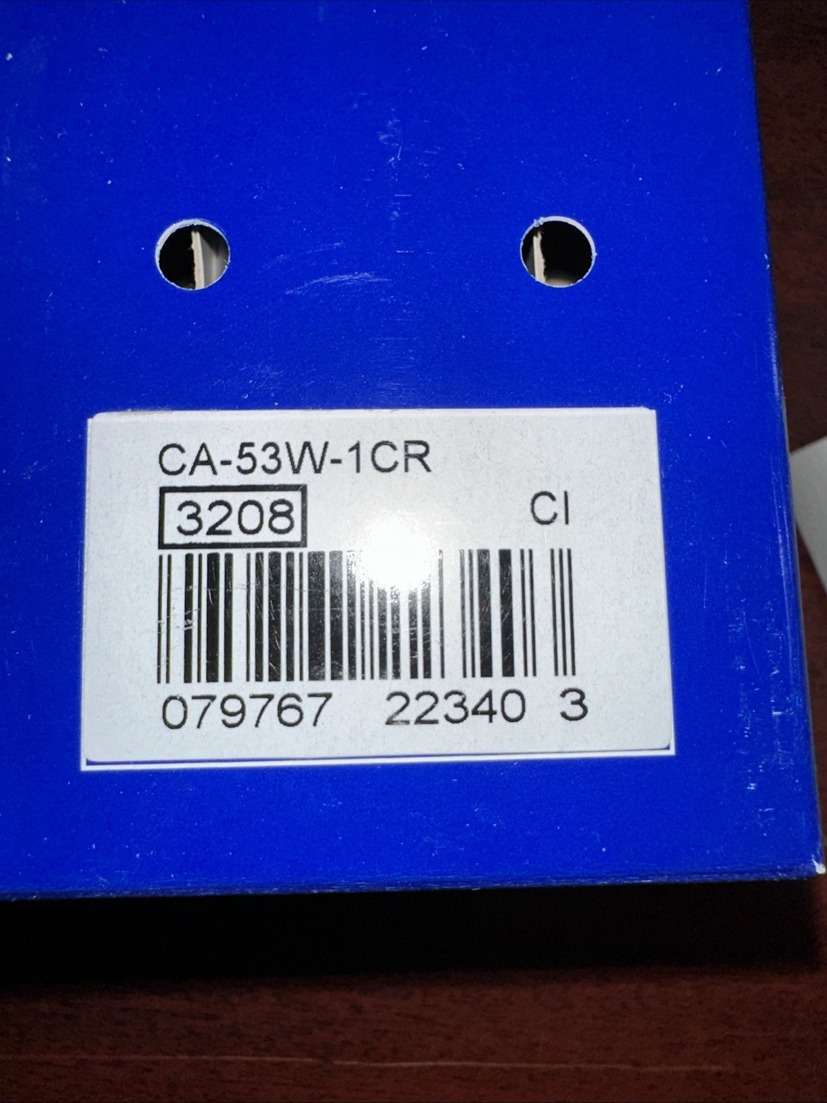 Casio CA53W-1, 8-Digit Calculator Watch, Resin Strap, Alarm, Chronograph, NEW