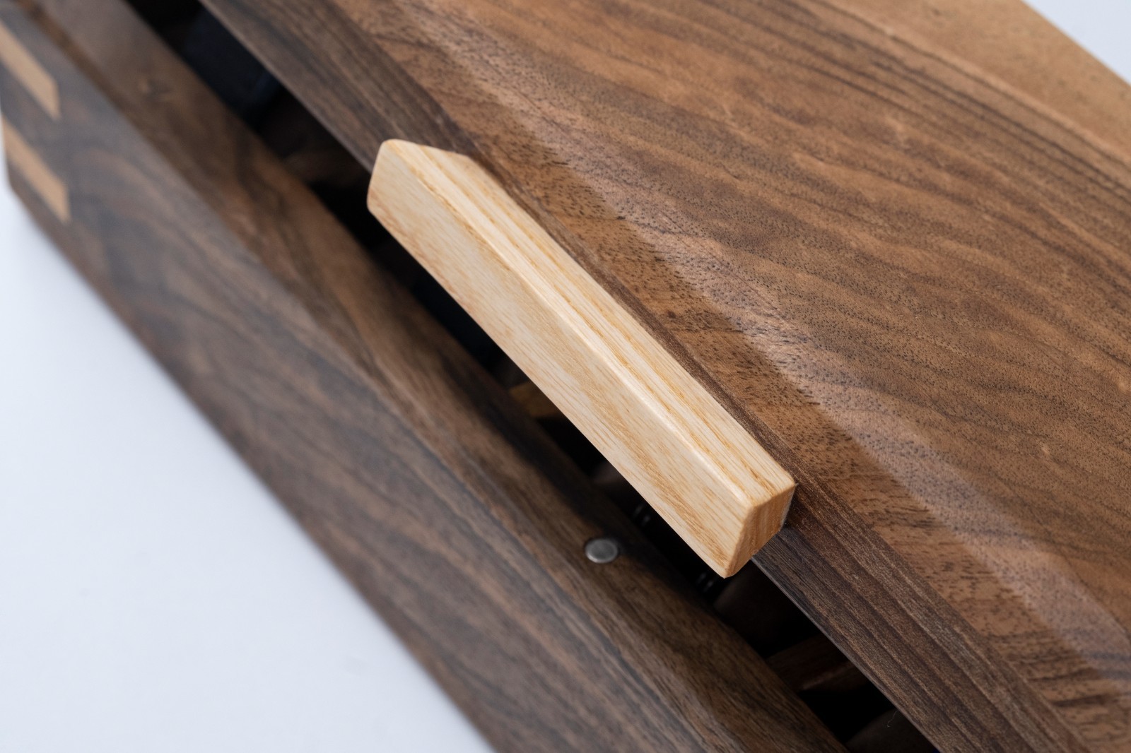 Walnut Watch Box, Handmade Watch Storage, Personalized Watch Case (5 Slot)
