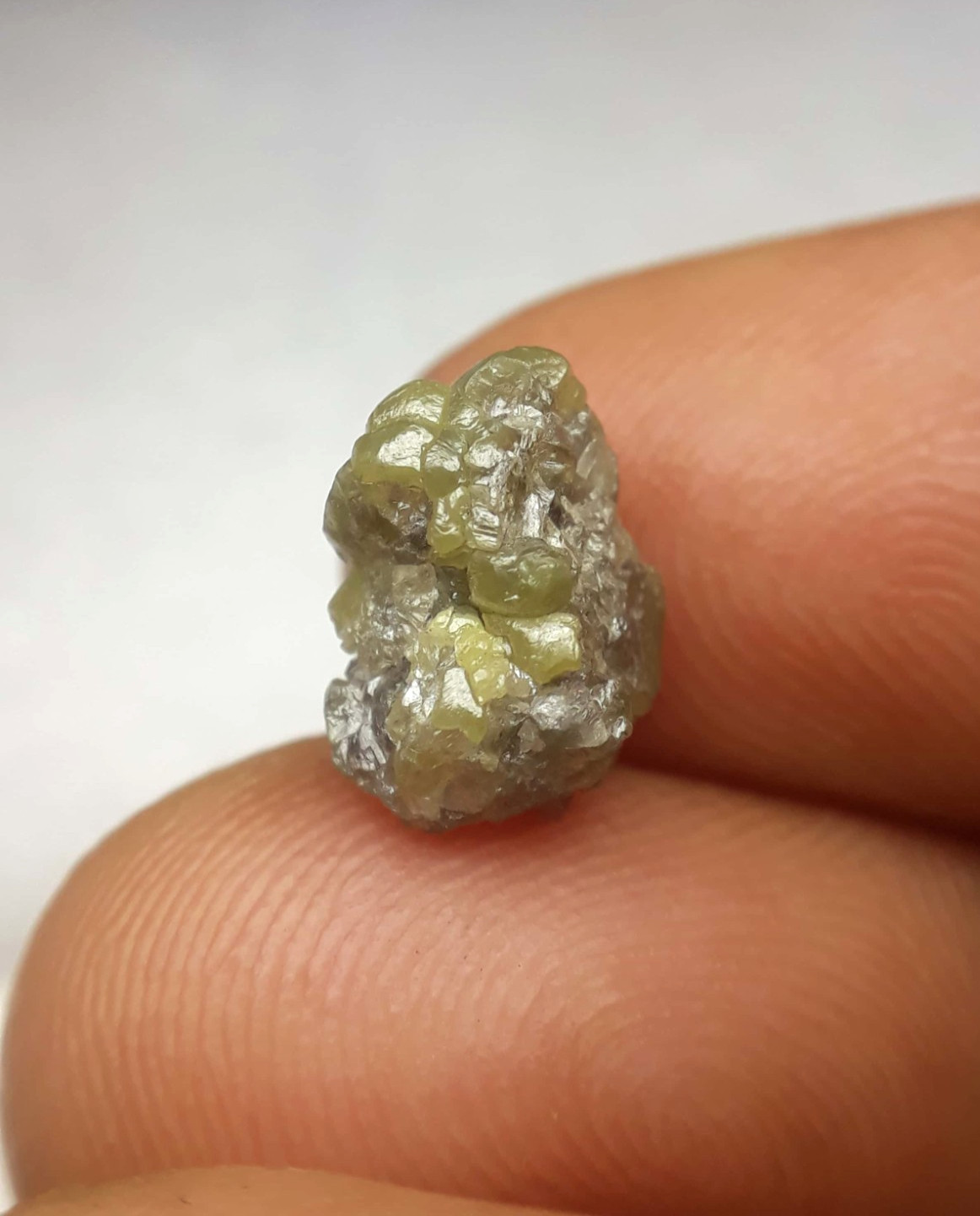 Rough Green Diamond Uncut Diamond 2.26 Ct Raw Diamond Rough Diamond Jewelry
