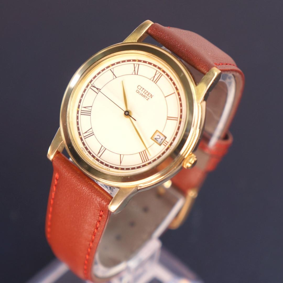 [Working, Excellent Condition] Citizen Men’s Watch, New Strap, Battery Repla