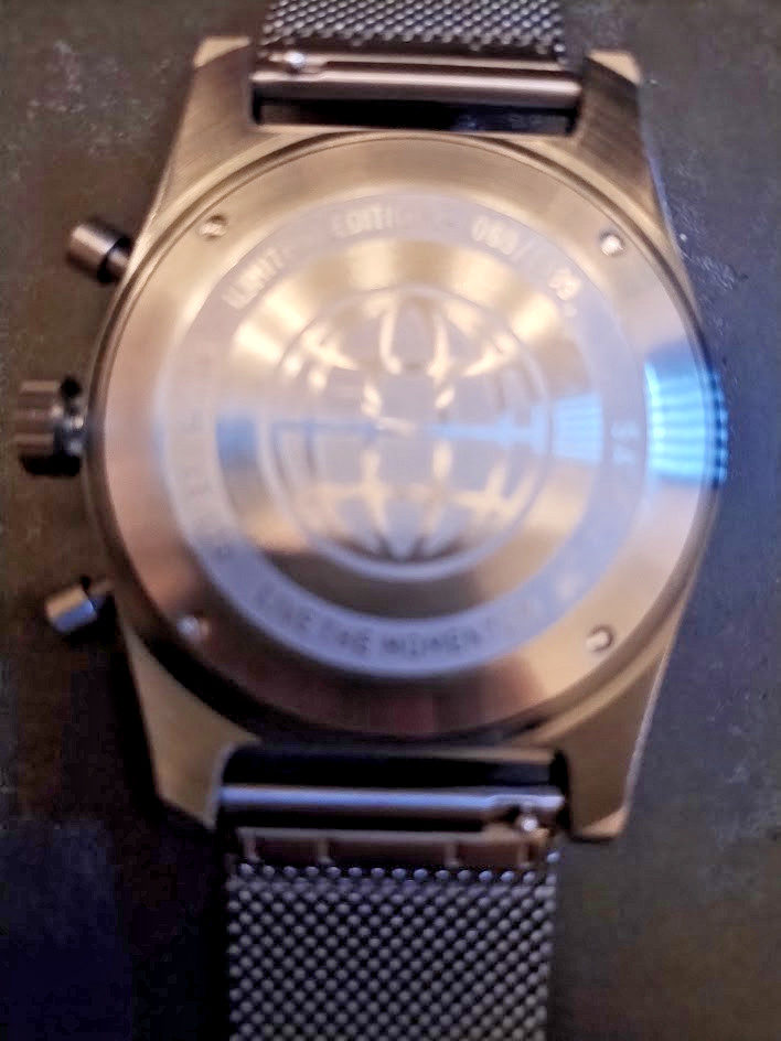 New Mens 43mm Detomaso Metellic & GT Mesh watch Chrono D10-17 G2209