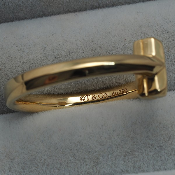 Auth Tiffany&Co. Ring Tiffany T1 US6-6.25 18K 750 Yellow Gold