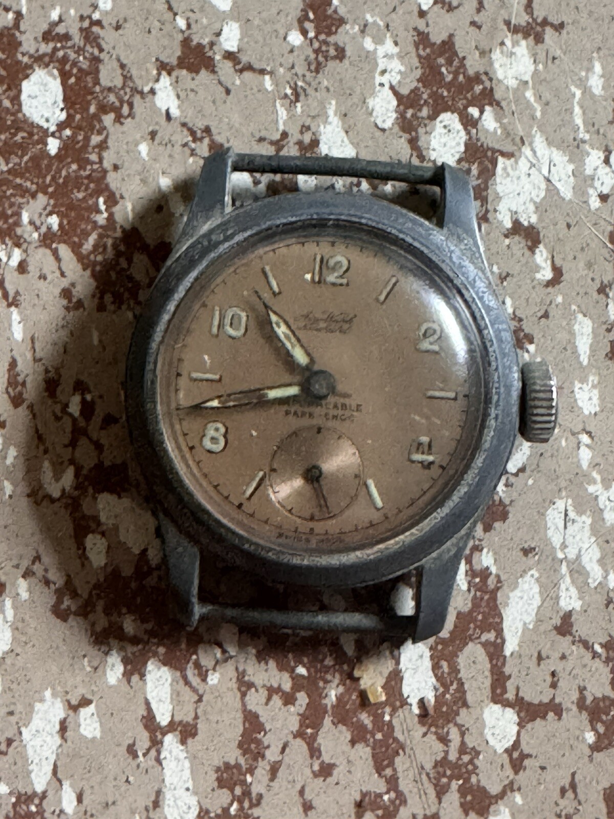 Vintage WATCH ACIER INOXYDABLE Swiss Made