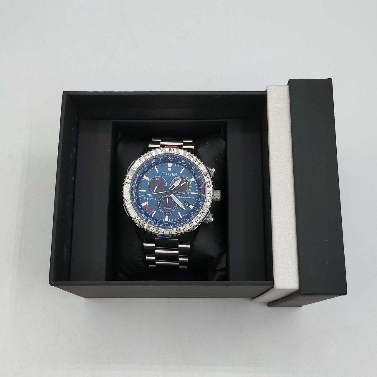 CITIZEN E660-S115469 Eco-Drive Radio Watch Wristwatch Works Men 3227