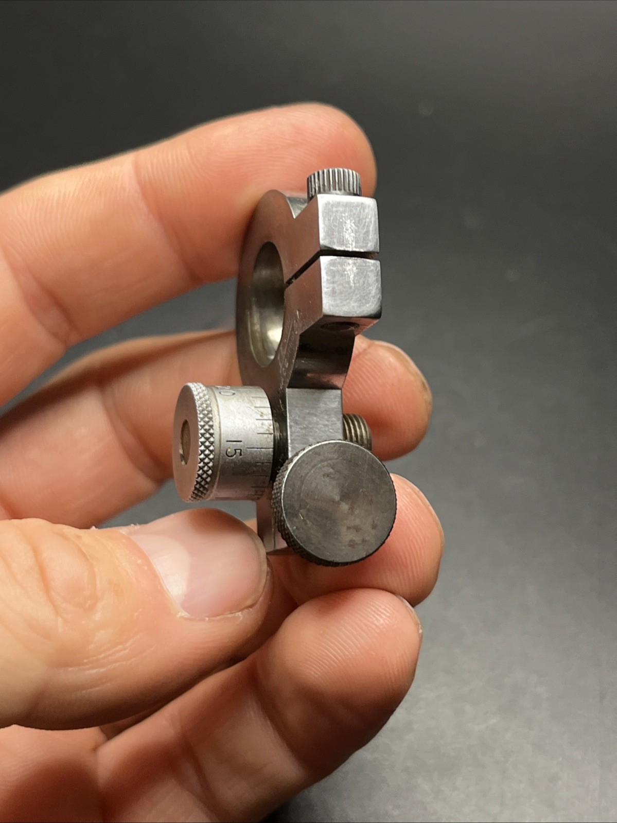 Vintage Levin Lathe Mirco Adjustment Stop (017)