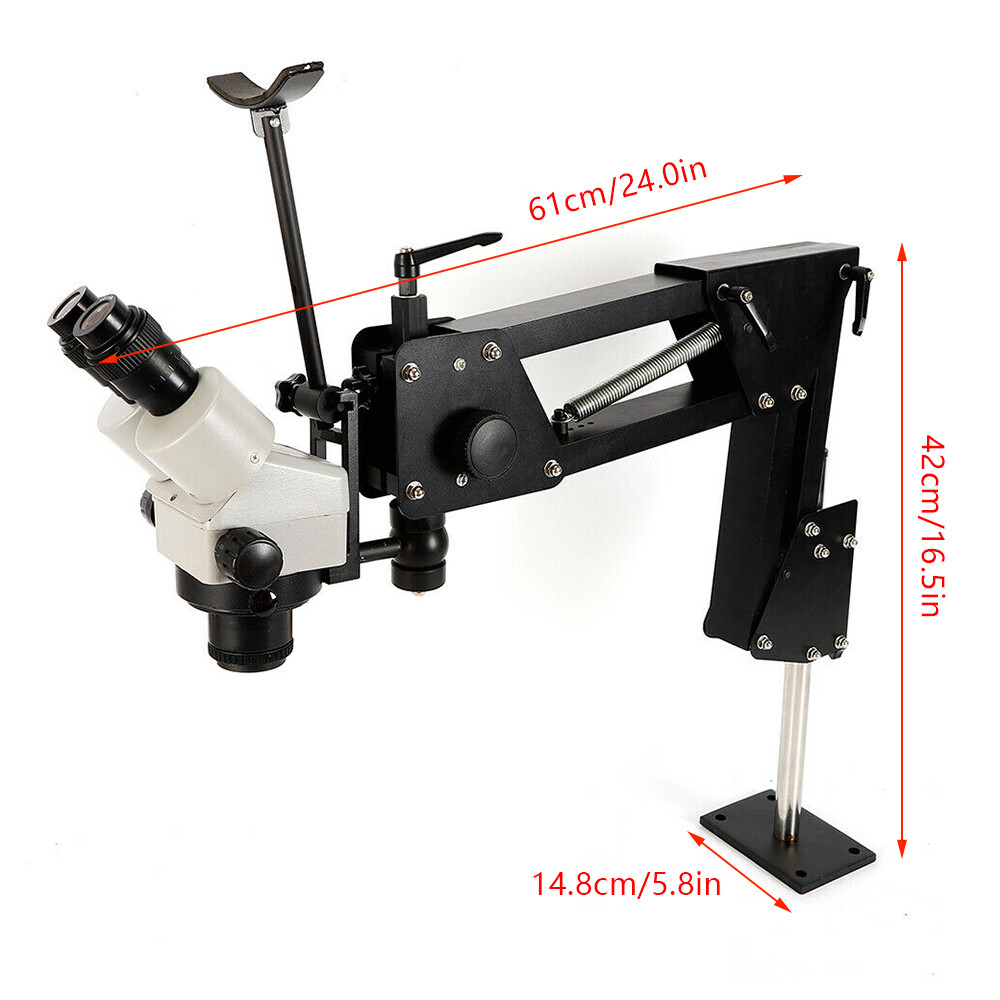 Micro Inlaid Mirror Microscope Stand & Microscope Micro-Setting Jewelry Tool Set