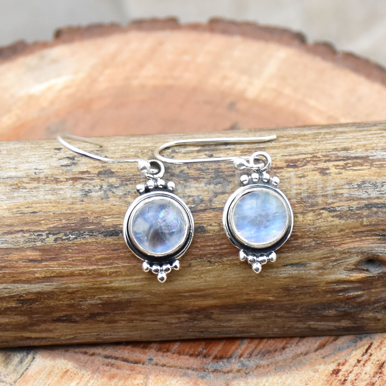 Moonstone Earring, 925 Sterling Silver Anniversary Earrings, Women’s For Gift
