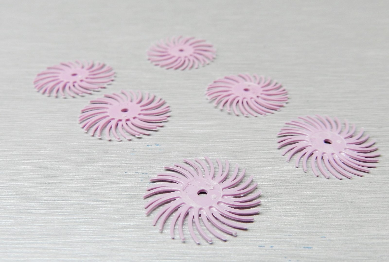 3m Radial Bristle Discs Pink Pumice Pre-Polish Semi Finishing 9/16″ Pack of 48