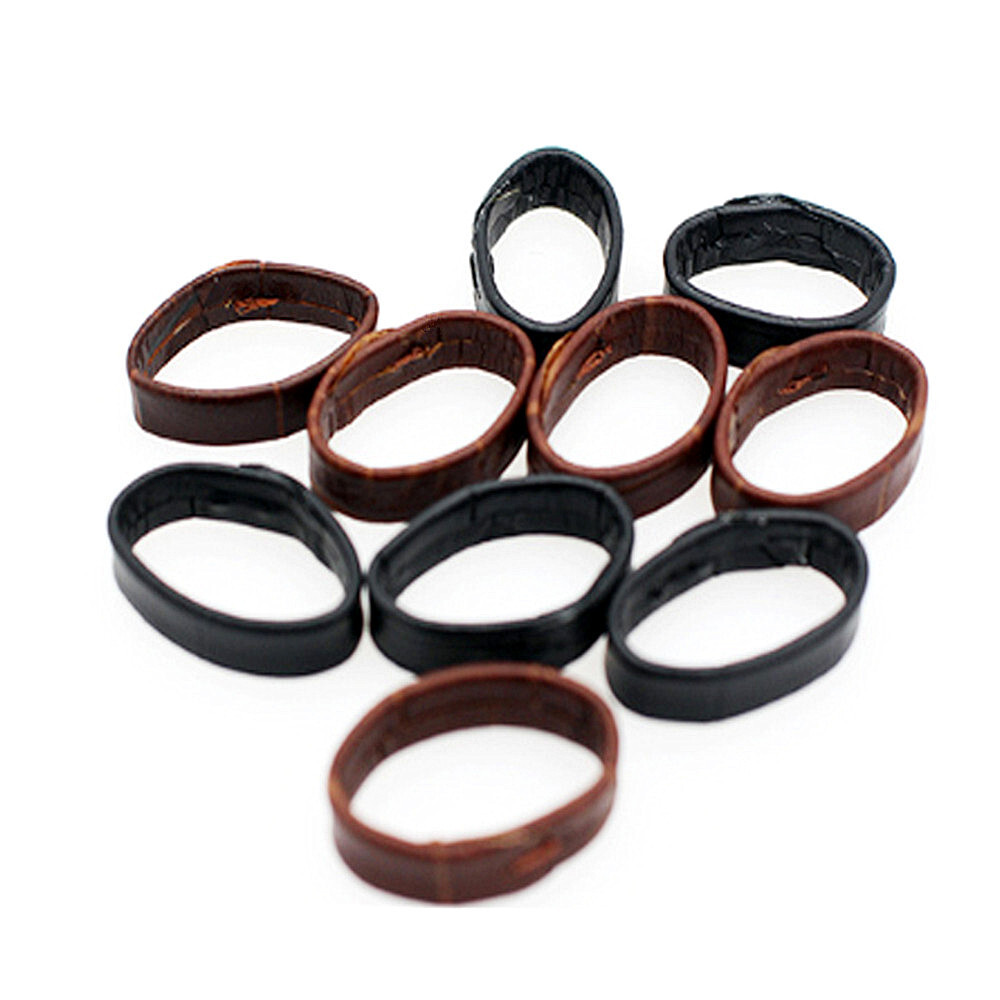 4pcs Genuine Leather Watch Strap Band Holder Locker Loops 18 19 20 21 22 24mm