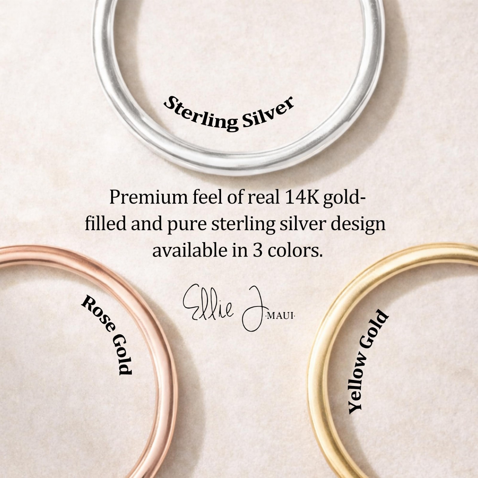 Adjustable 14k Toe Ring for Women – Simple Hammered Band in Silver, Gold, Rose G