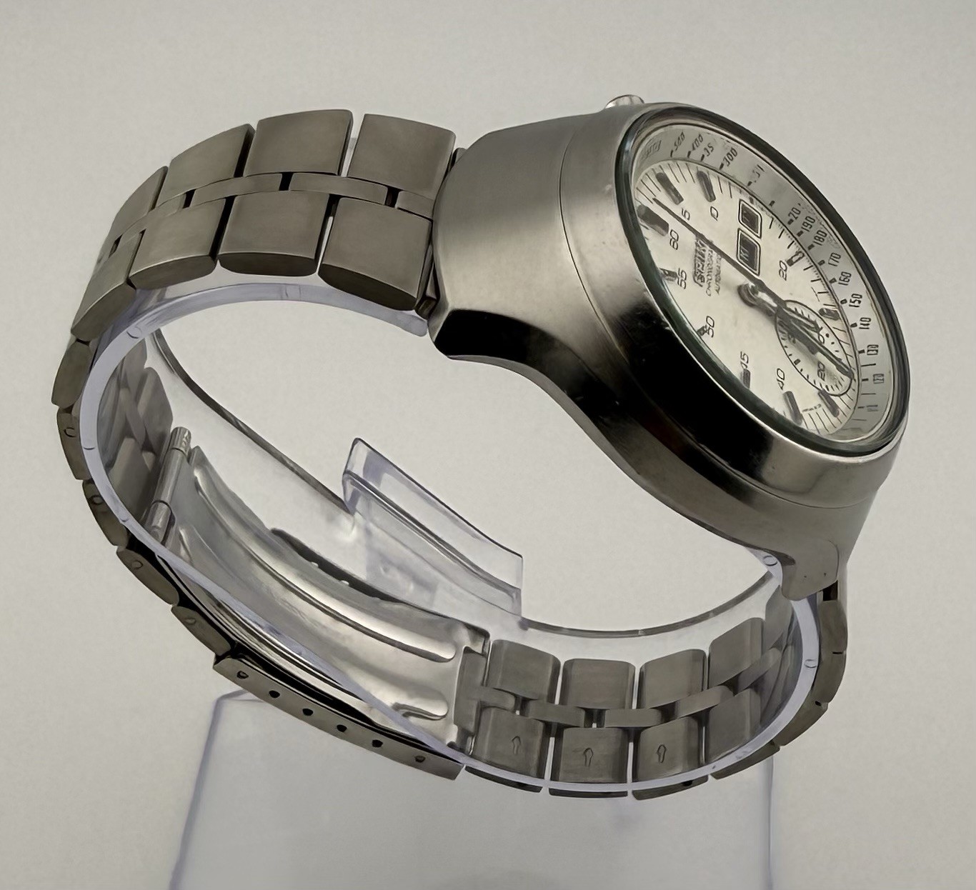 SEIKO 6139-7100 Helmet Watch•Automatic Chronograph•All Functions work properly•