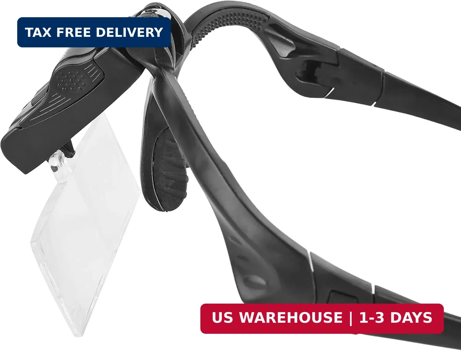 Headhand Magnifier with LED ，Loupe Light Bracket and Headband，5 Lenses | The 5 l