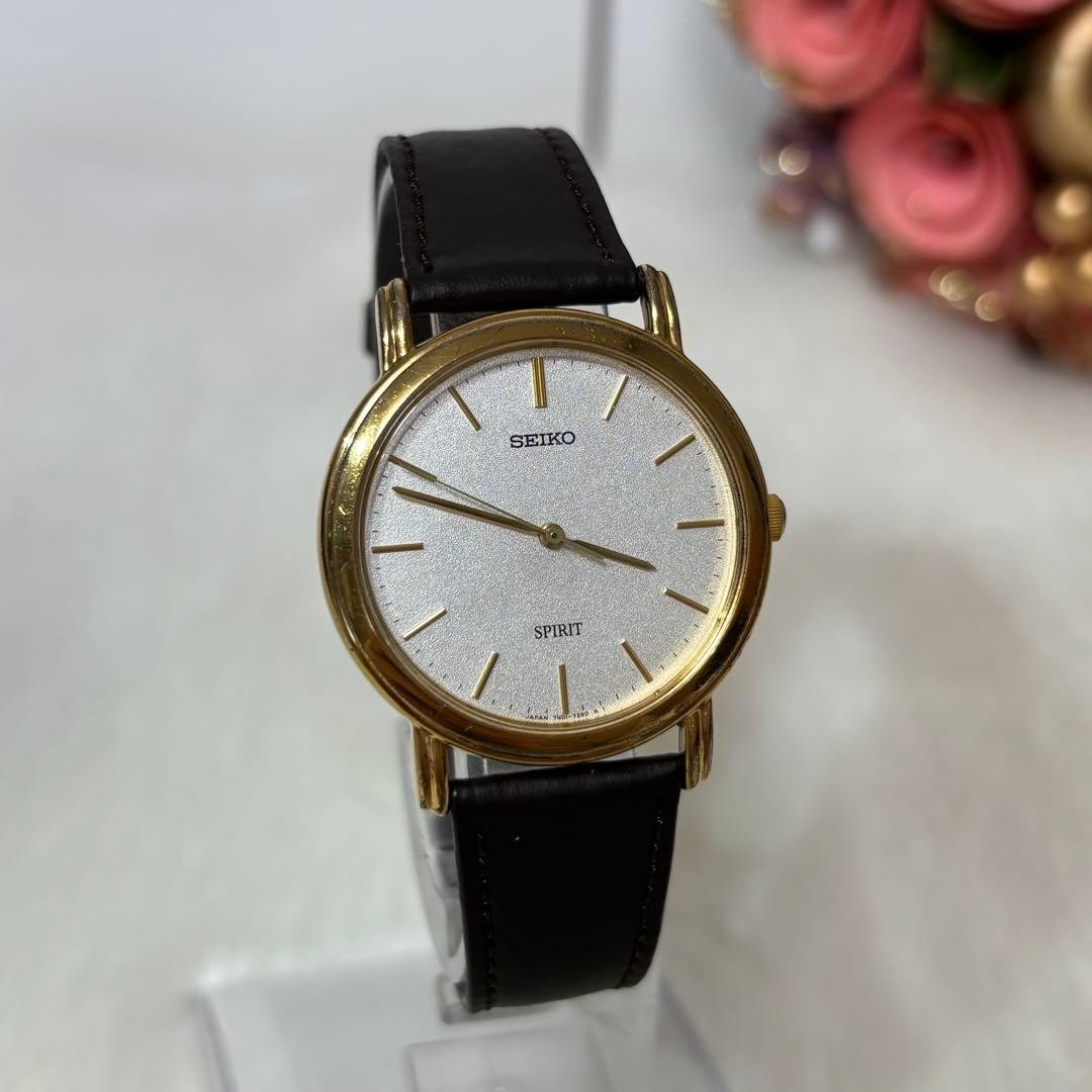 【From Japan】Seiko SEIKO SPIRIT Men’s Watch 7N01-7080 Gold