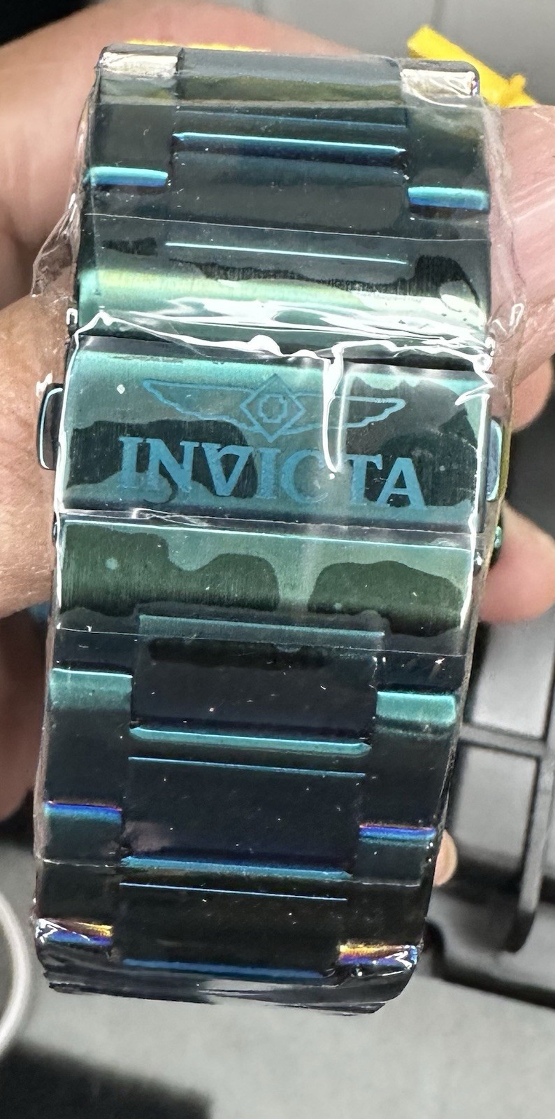 Invicta Bolt Men’s Automatic Skeleton Tachymeter 100m 52mm Blue/Black
