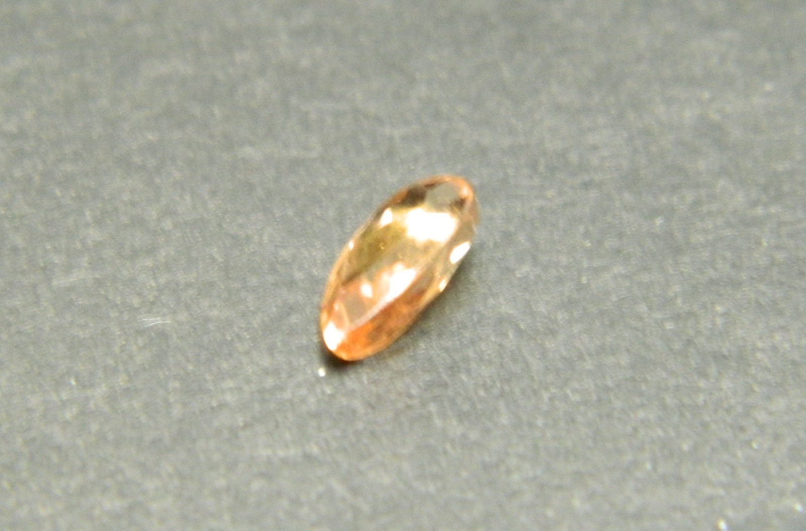 Imperial Topaz 0.83 Ct Clarity IF Pear Cut Natural Golden Brazil I196