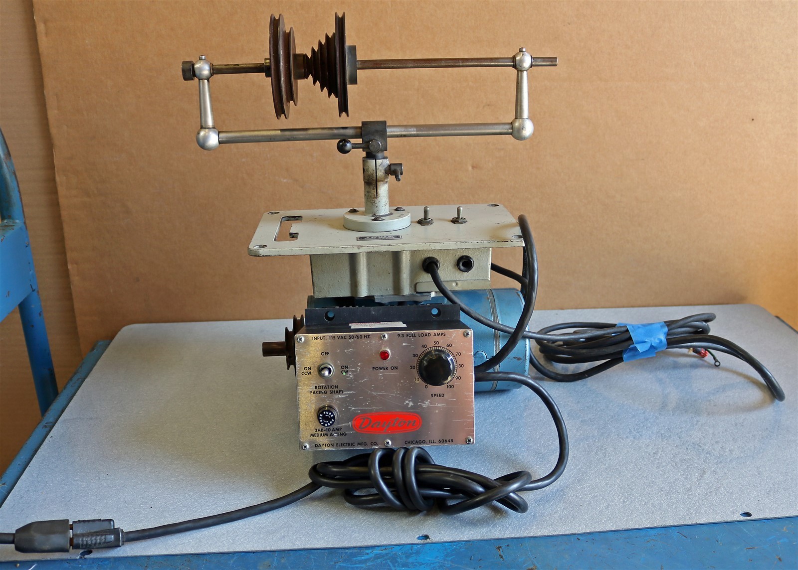 Levin Lathe Countershaft, Base, DC Motor W/ Variable Speed Drive Unit – – E3039