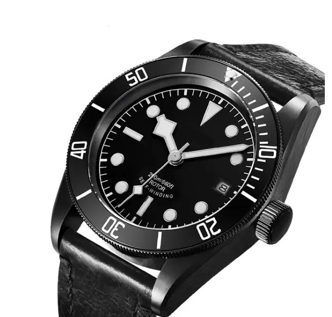 Retro Corgeut Classic 41mm Black Sapphire 10ATM NH35A Automatic Watches for Men