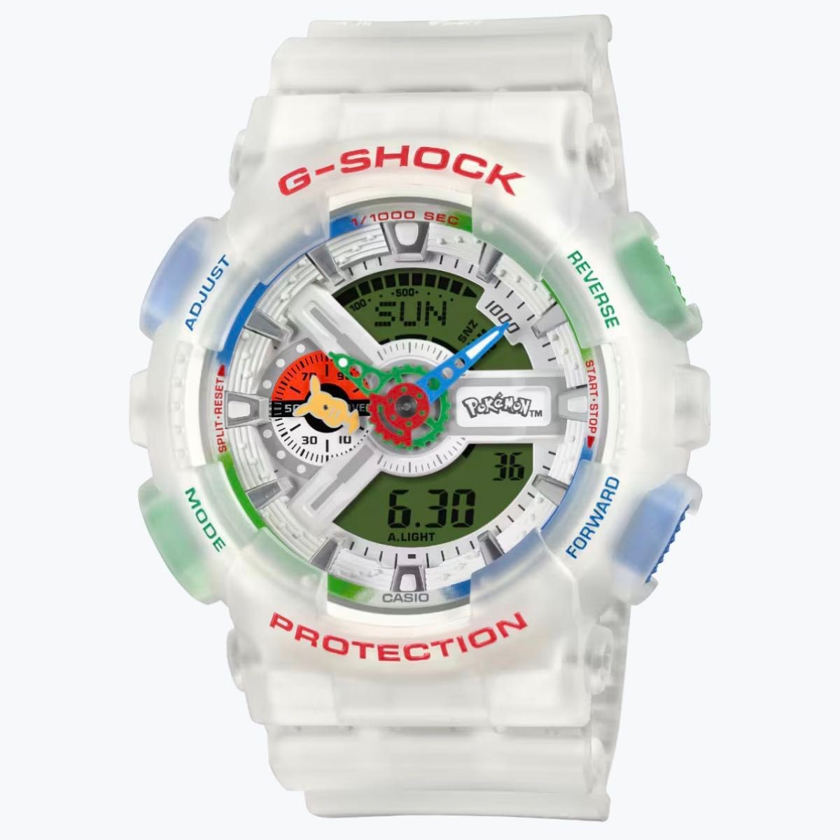 G SHOCK Pokemon 30th Anniversary Collaboration Model GA 110PKM 7AJR