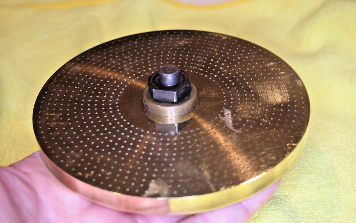 Index Plate (brass) fits 8.0mm watchmaker Lathe-vintage