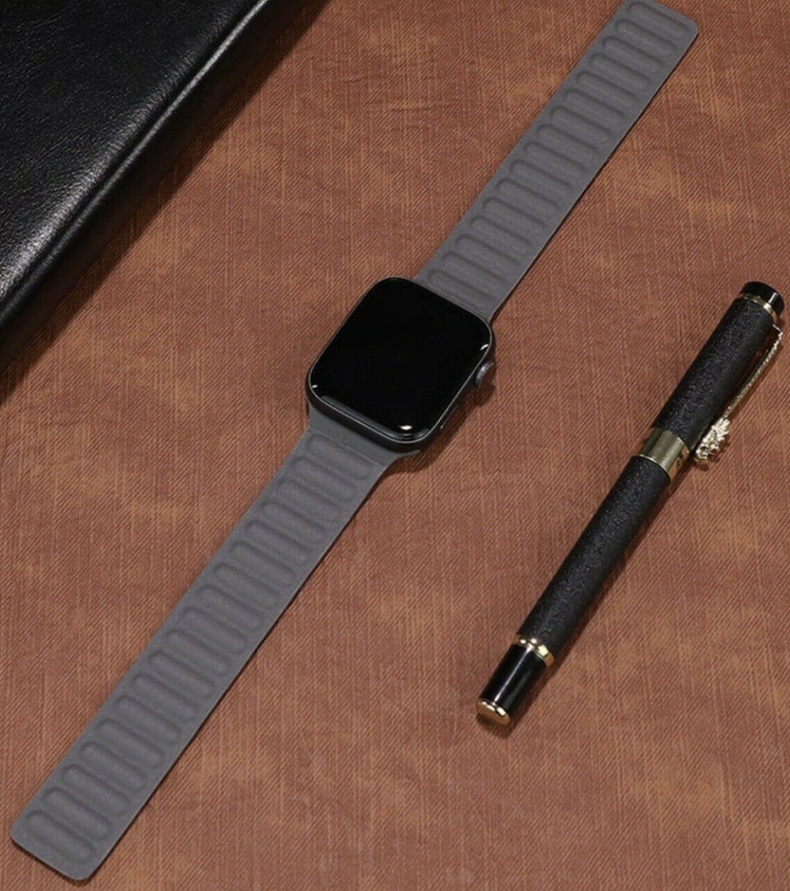 For Apple Watch Leather Magnetic Loop Band 42mm 38mm 44mm 40mm Series 6/5/4/3/2