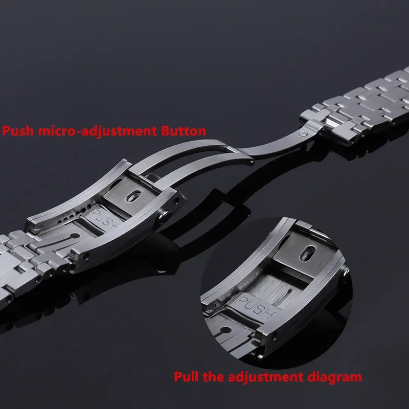 20 mm 316L Steel / Two Tone Watch Bracelet Strap Fits Omega Seamaster 300M