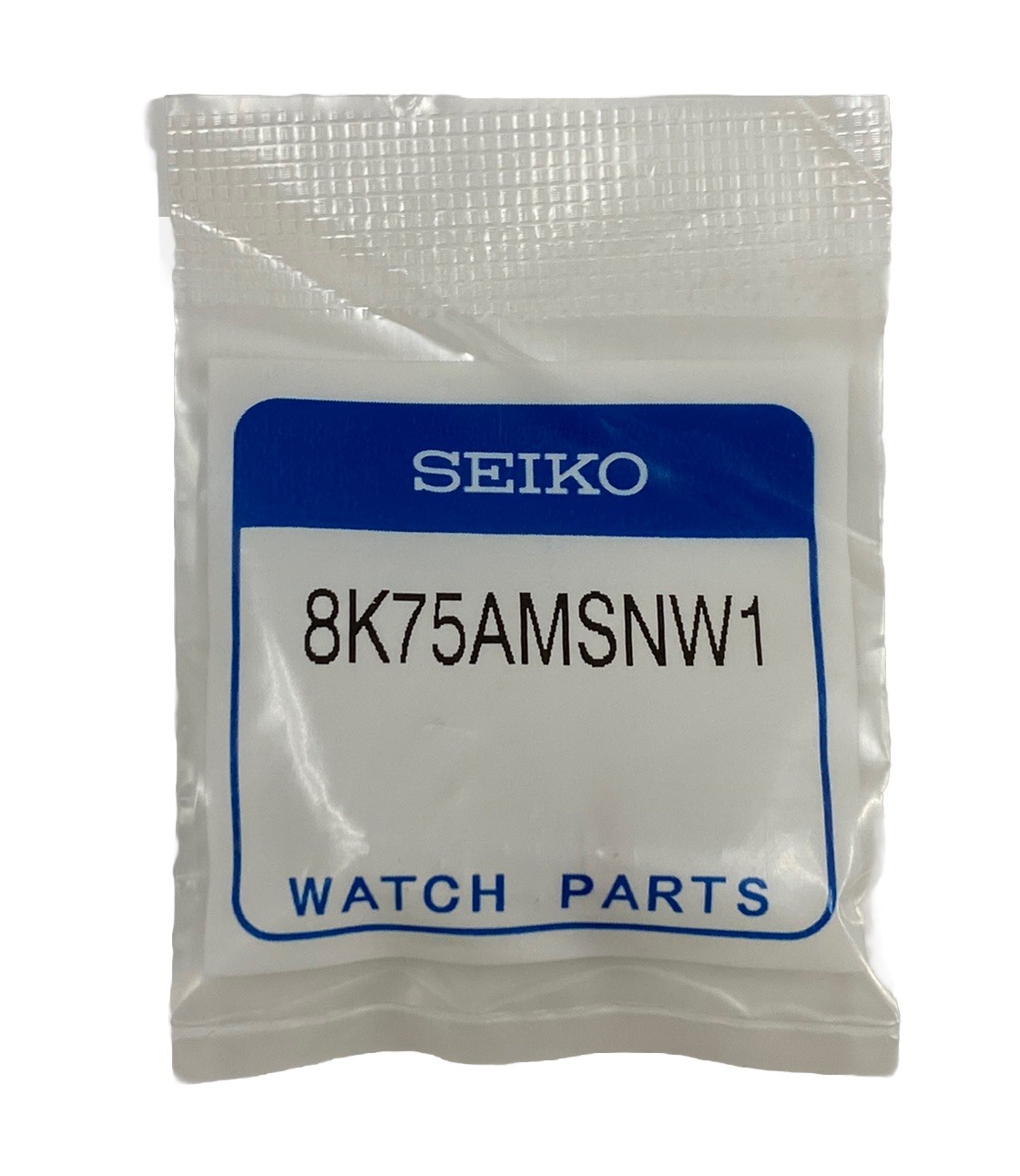 Genuine Seiko 8K75AMSNW1 Crown for 5M65-0AD0, 7T62-0HD0/-0HD0, 7T84-0AA0/-0AC0