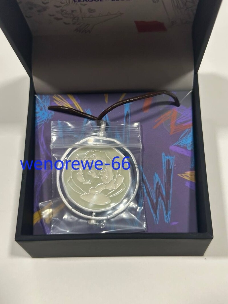 League of Legends Arcane Season 2 Jinx Official Blue Rose Pendant Necklace Gift