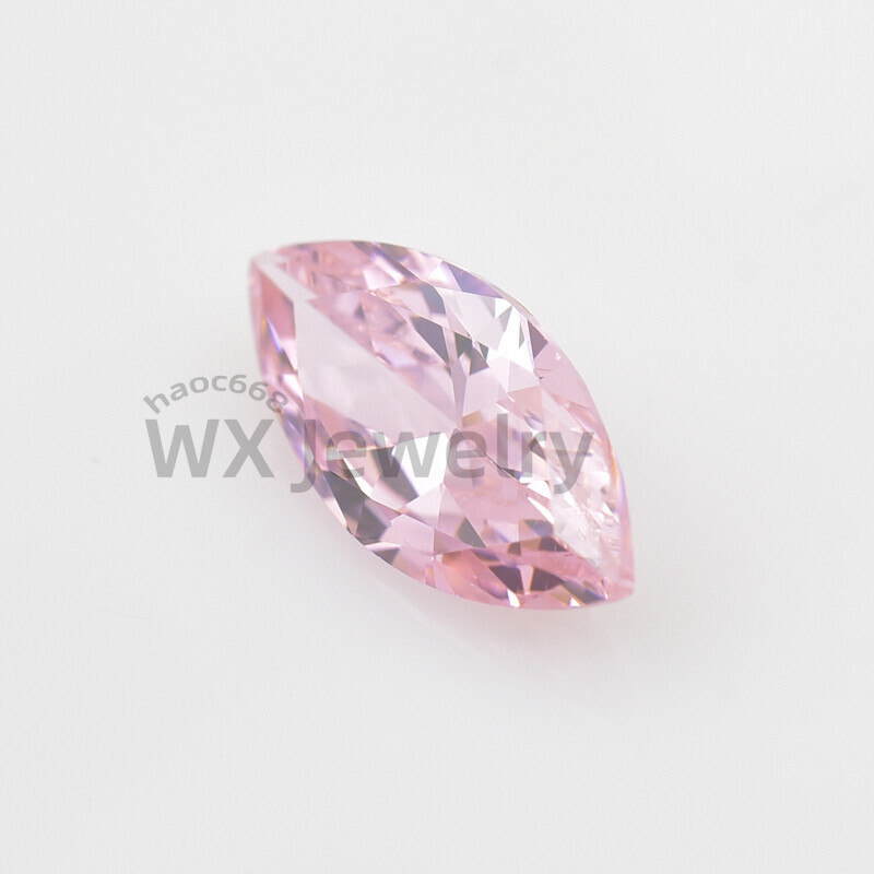 100pcs 1.5×3~10x20mm Pink colore Marquise Loose Cubic Zirconia 5A Wholesale