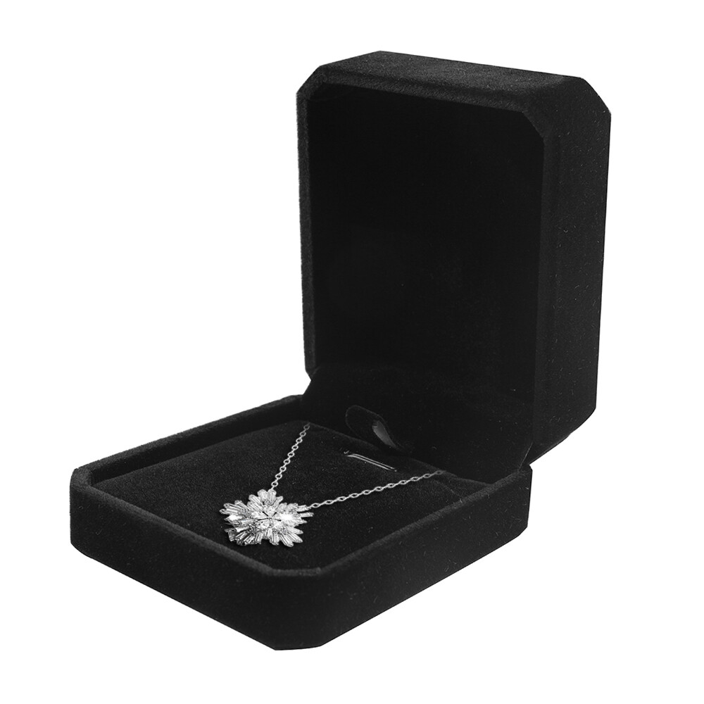 1x 5x Velvet Necklace Pendant Gift Box Jewelry Box Display Case Holder Organizer