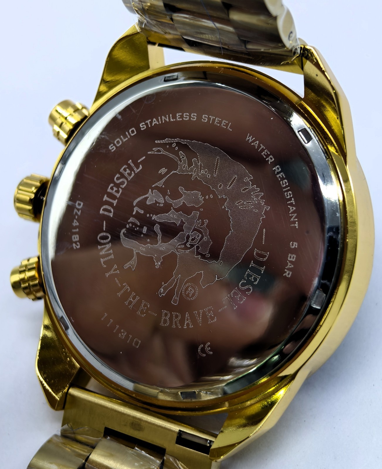 Awesome Diesel Spiker ”ONLY THE BRAVE” Chronograph Quartz Men’s Wrist Watch