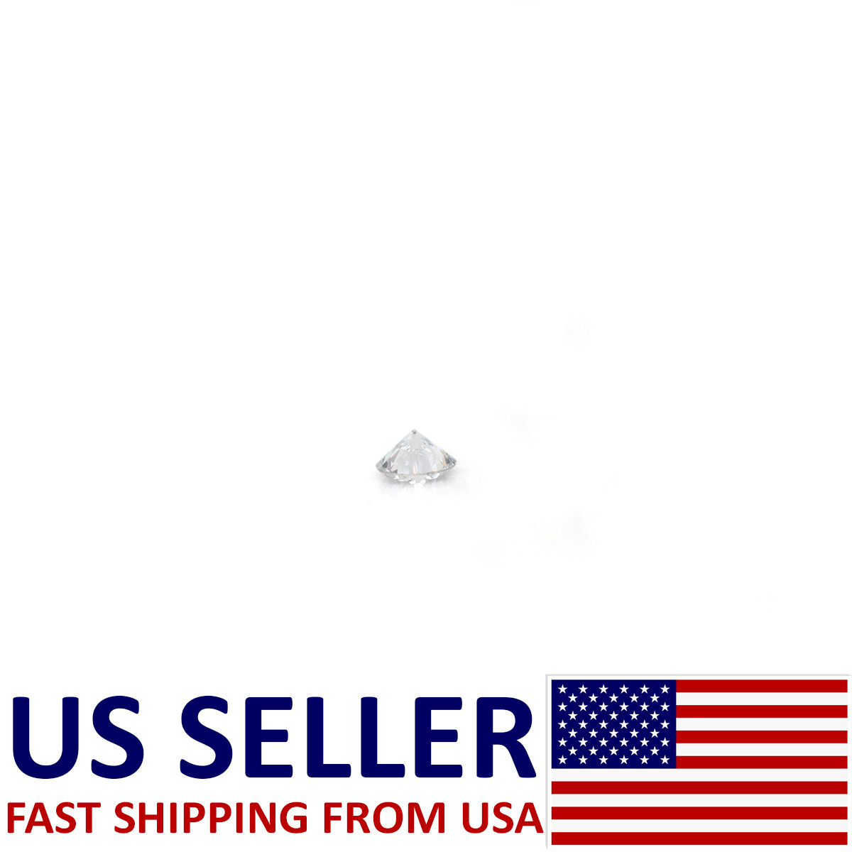 0.08 Carat REAL 100% NATURAL Loose Round Diamond White Color (0.07- 0.09 Ct)