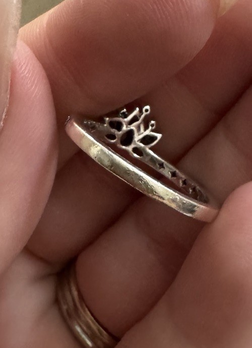 Pandora Disney Princess Tiana Ring 925 Sterling Silver Size 56 (7.5)