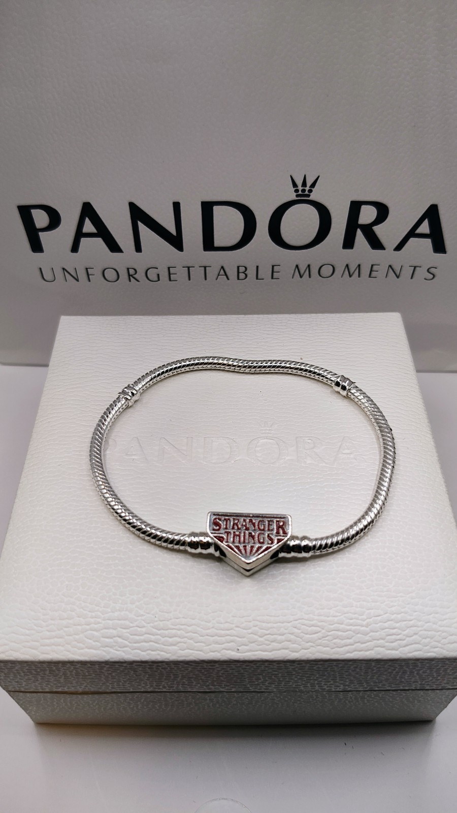 Pandora Stranger Things S925 Snake Chain Bracelet with CHARMS/Box/Bag Included