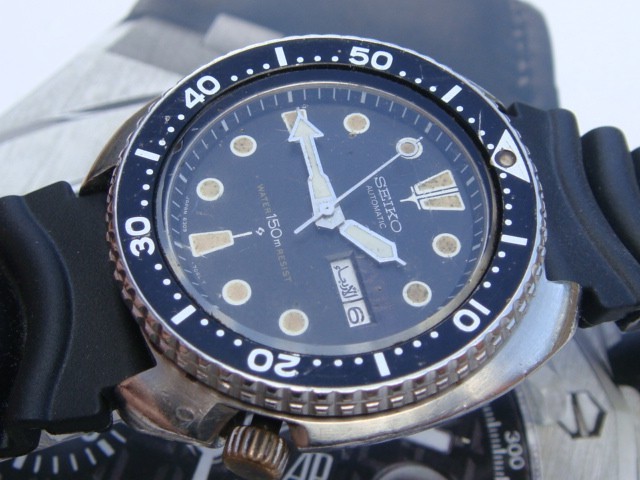 Seiko automatic 17j Willard Diver 6309‑7040 October 1977 M.I Japan Resist dial