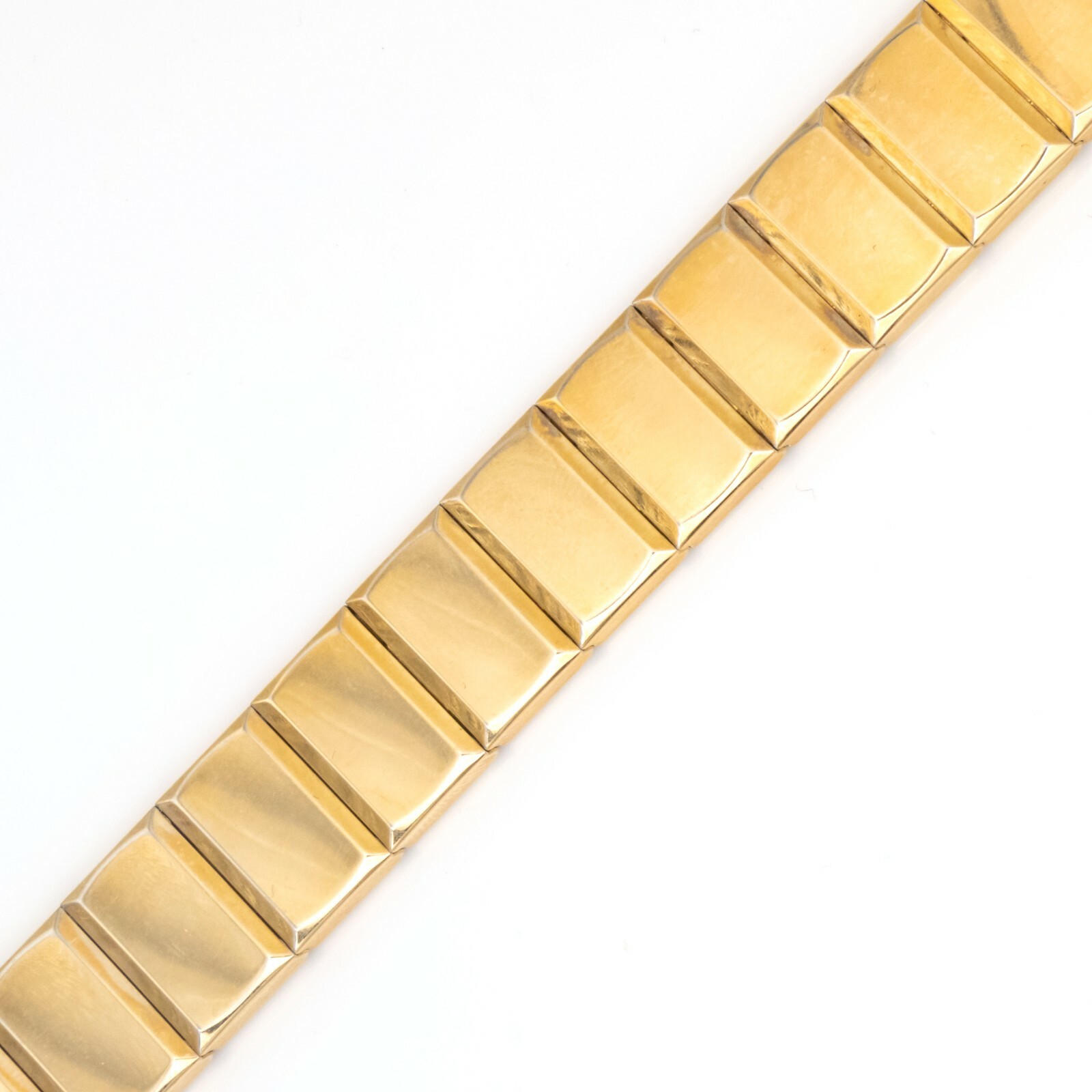 Vintage Gemex 17.0 mm goldtone wristwatch expansion bracelet, great condition