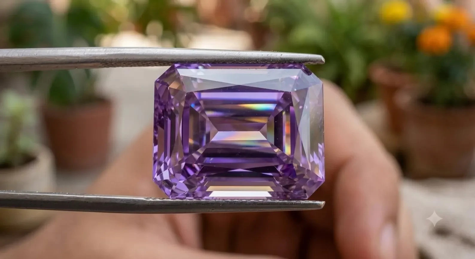 CERTIFIED Natural Diamod 3.05 CT purple princess Brilliant VVS1/ 9.5 mm