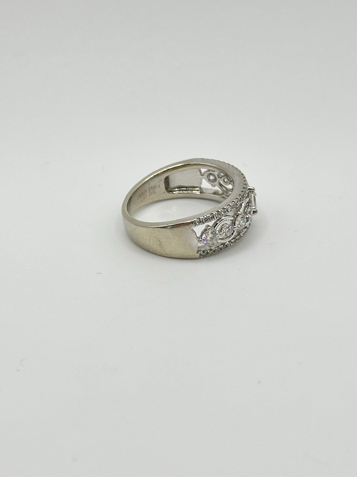 Kay’s The LEO First Light Natural Diamond Anniversary Band Ring 14k White Gold